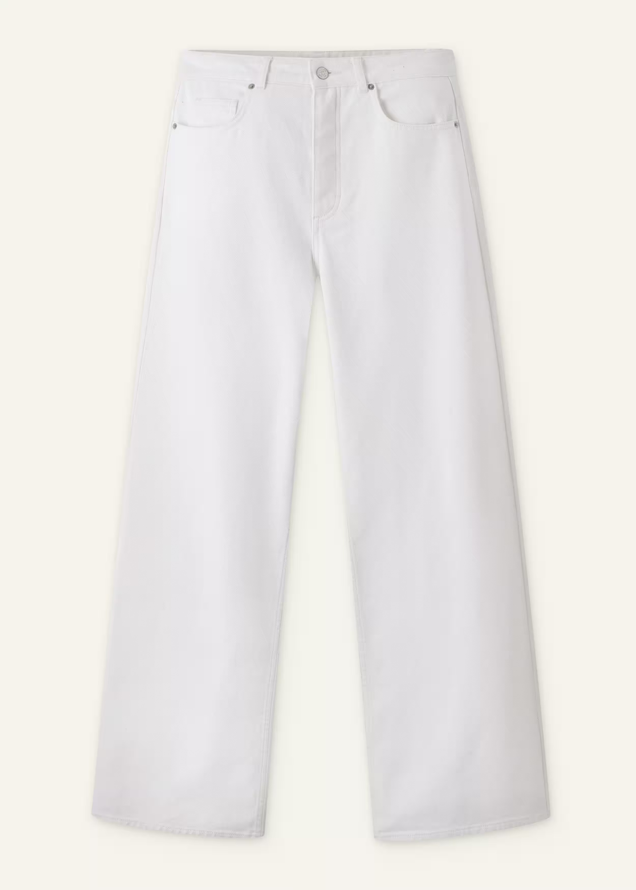 Women's White Relaxed Baggy Jean | ME+EM | ME+EM Global (Excluding US)