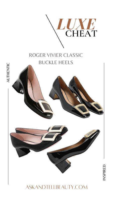LUXE CHEAT // Roger Vivier classic buckle heels 


#LTKshoecrush #LTKstyletip #LTKFind