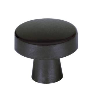 Amerock Blackrock 1-5/16 in (33 mm) Diameter Black Bronze Round Cabinet Knob BP55270BBR - The Hom... | The Home Depot