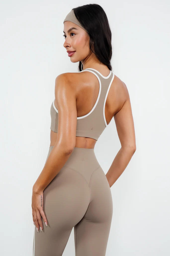 Cloud II™ Swoop Bra - Cashew Contrast | Vitality