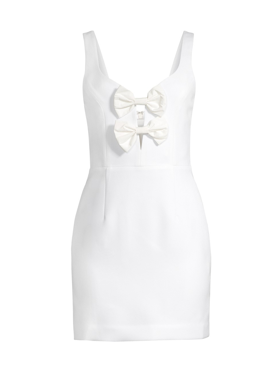 Women's Bridal Phoebe Bow Minidress - Ivory - Size 2 - Ivory - Size 2 | Saks Fifth Avenue