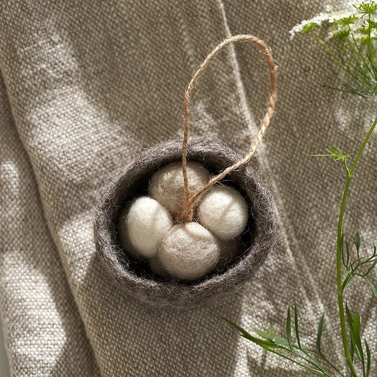 Felt Nest Decoration | The White Company (US & CA)