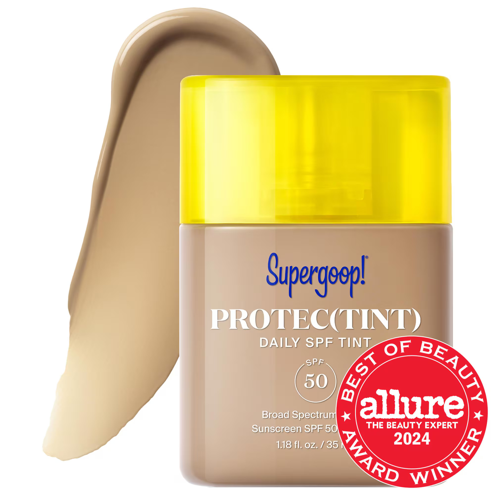 Supergoop! Protec(tint) Daily SPF Tint SPF 50 Sunscreen Skin Tint with Ectoin 26W 1.18 oz / 35 mL | Sephora (US)