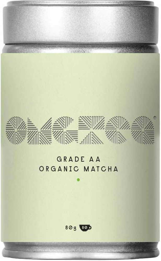 OMGTEA Organic Matcha Green Tea Powder - Premium Japanese AA Grade Matcha 80g tin - GREAT TASTE 2... | Amazon (UK)