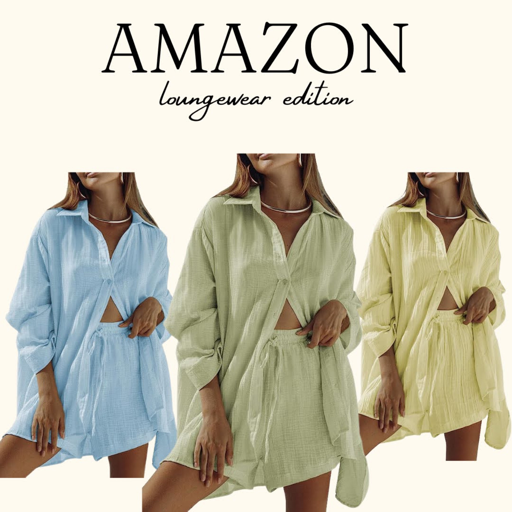 amazon loungewear 
so many colors! 

#LTKstyletip #LTKSeasonal #LTKunder50