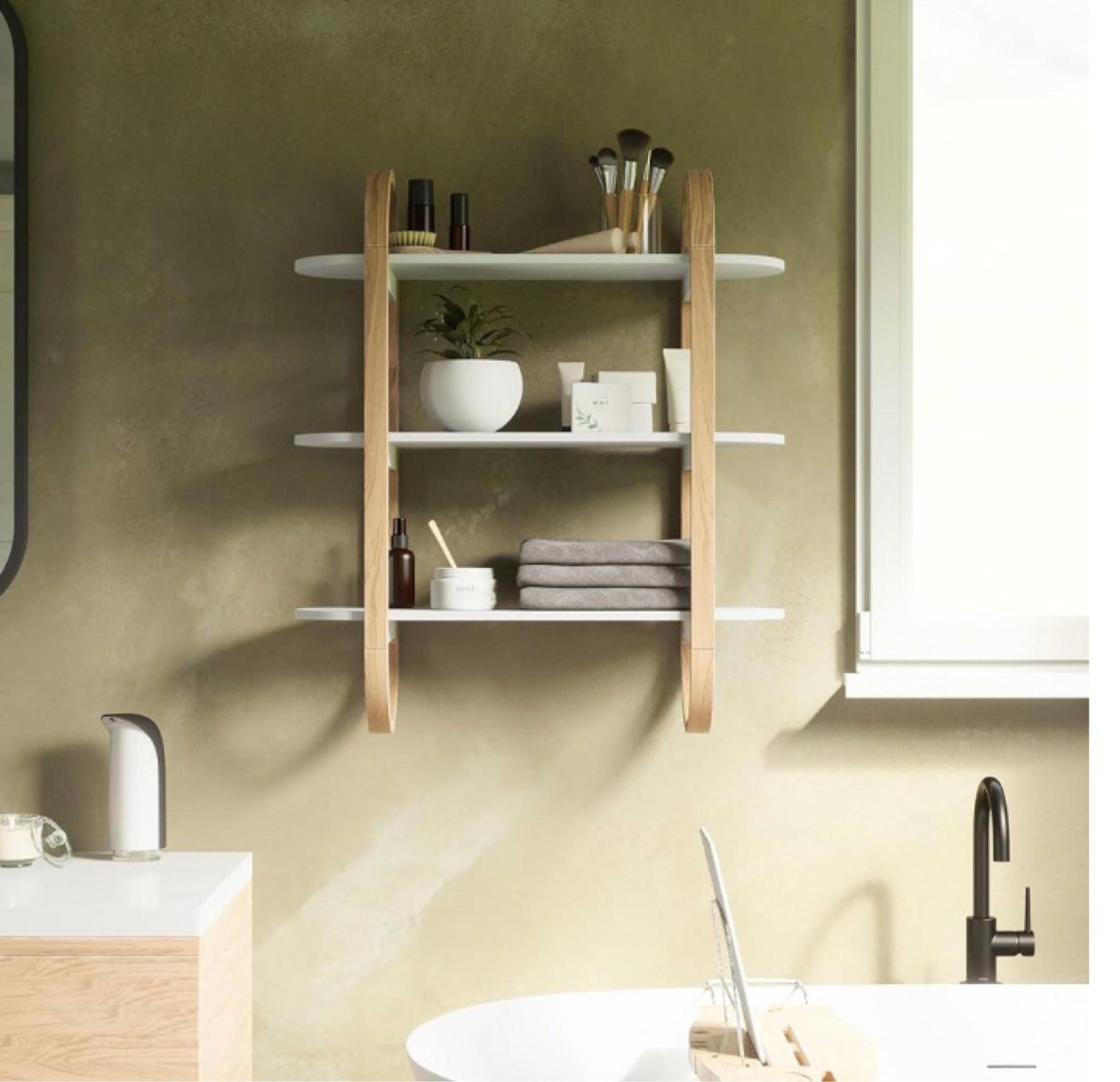 Shelf styling for the bathroom! Amazing Amazon find 
#ltkitaly #bathroom #shelf #shelfstyling #home #homedecor #homedesign #amazon #amazonhome #amazonfinds 

#LTKeurope #LTKhome #LTKstyletip