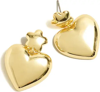 Madewell Puffy Heart Statement Earrings | Nordstrom | Nordstrom