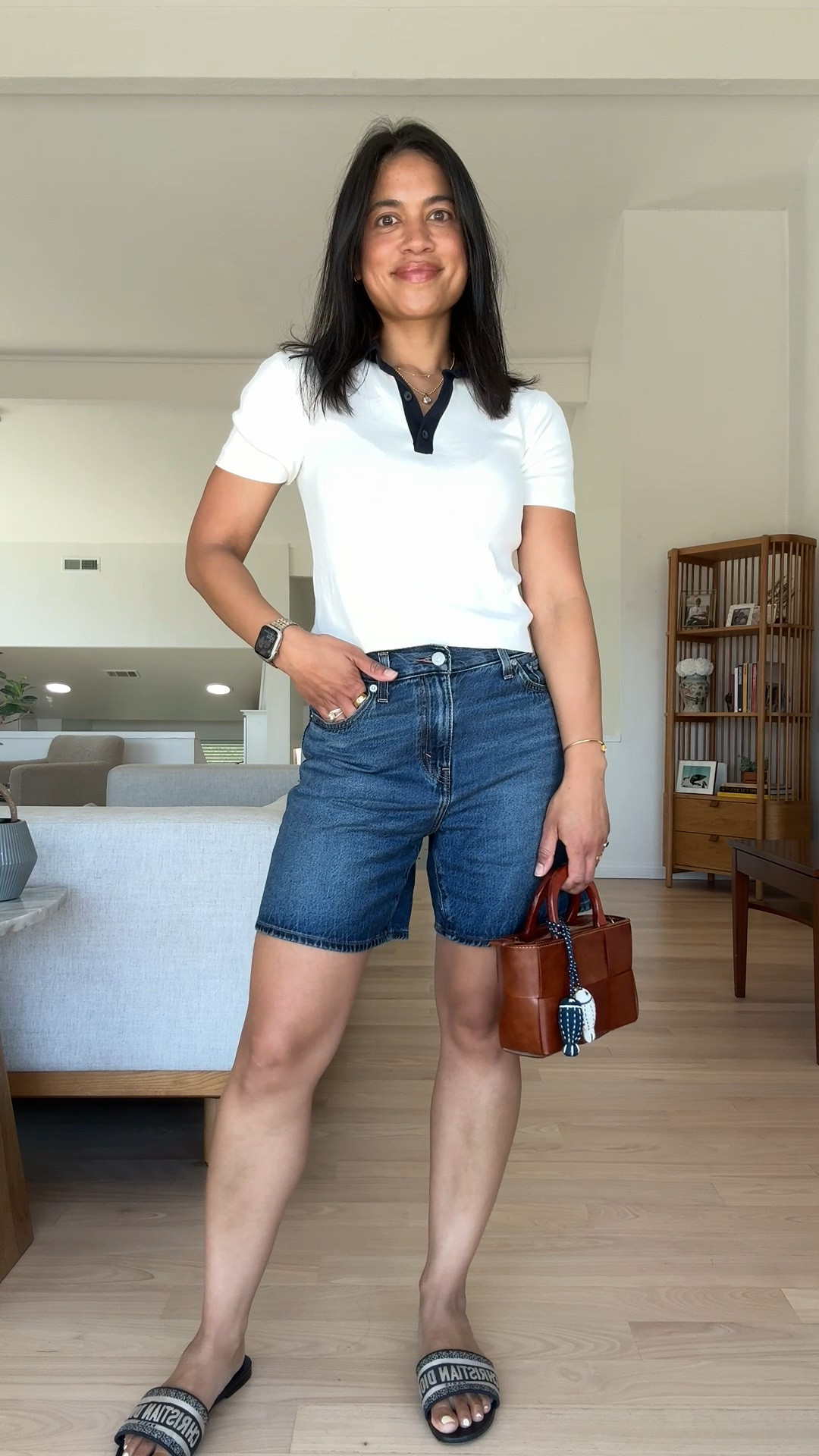 Casual chic outfit today! These shorts are becoming a fave!

#LTKootd #LTKPetite #LTKSeasonal
