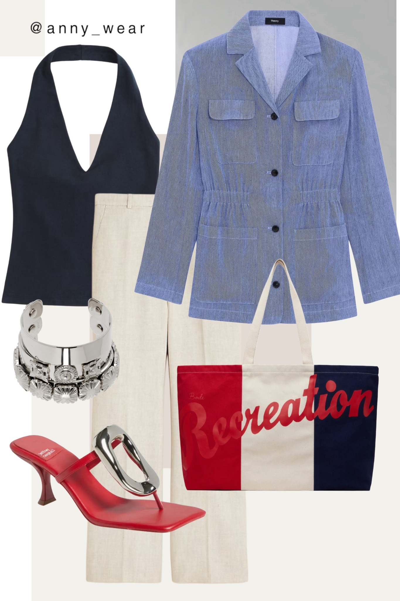 Work outfit 2025 

Blue blazer
White pants 
Blue jacket 
Silver Metal Bangle Bracelet 
linen pants 
Cotton Blend jacket 
White trousers 
Black top
Red sandals 
capsule wardrobe workwear
work ootd
workwear capsule
winter work outfit
spring office outfits
summer work outfits
smart casual office outfits 
casual office outfits 
smart casual workwear
casual work outfits
office casual 
casual work top
casual workwear 
city break 
womens work outfits
spring casual work outfit 
jeans work outfit 
work pumps 
work wear style 
work wearing 
casual workwear 
work wear style 
сapsule wardrobe spring
casual suit outfit 
teacher outfit 
midsize work outfit 
womens work pants
black work pants 
size 8 influencer
capsule wardrobe 
work lunch outfit 
affordable fashion 
interview outfit 
lunch outfit 
lunch date outfit
Work outfit ideas 
office wear for women 
womens work clothes 
blouses for work
womens work pants 
work skirts for women 
work jacket for women 
corporate outfits
work accessories for women 
work jewelry 
work booties 
womens work bags
blazer outfits
blazers for work 
workwear elegant outfit 
work сapsule wardrobe 
comfortable office shoes 
work tote bag
workwear with sneakers 
spring office outfits 
workwear capsule 
work party outfit
paris outfit spring 
work outfit spring 
Spring work wear 
Spring office
Spring capsule wardrobe 
Spring work
casual womens outfit 
europe spring outfits 
workwear spring 
new york spring outfits 
Spring party looks
nyc spring outfits 
Spring workwear
paris spring outfit 
work party outfit 
Spring capsule wardrobe
spring outfits
spring 2025
workwear city outfits 
date night outfits midsize
Mango outfits sunday brunch going out outfits photoshoot outfits dinner date outfit ssense work party outfit zara outfits paris outfit casual wardrobe europe outfits saks 5th avenue new york outfits city street styles new york city ltku over 40 capsule wardrobe popular today summer looks city outfits Abercrombie outfits casual spring outfit classy casual everyday necklace #LTKfindsunder100 #LTKStyleTip #LTKSeasonal #LTKSaleAlert #LTKU 

#LTKFindsUnder50 #LTKWorkwear #LTKItBag