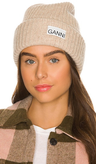Knit Beanie in Brazilian Sand | Revolve Clothing (Global)
