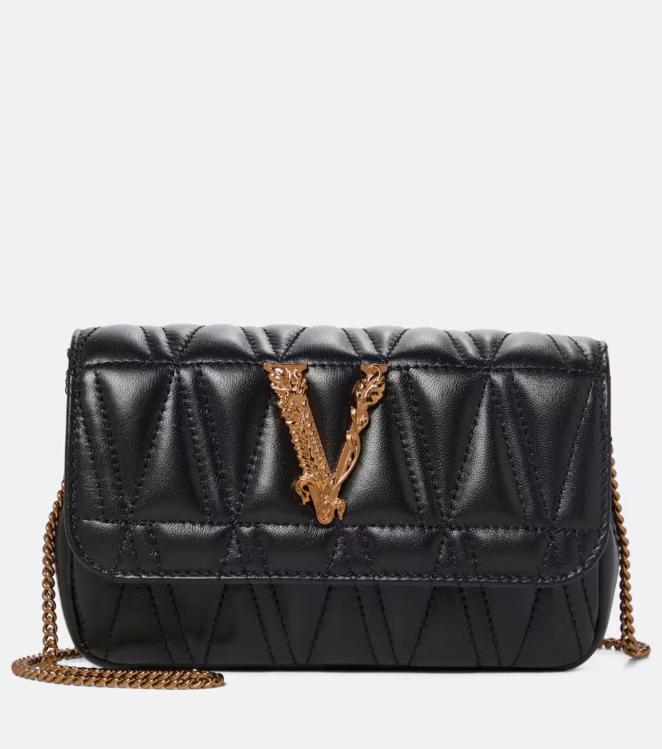 Virtus Small leather shoulder bag | Mytheresa (US/CA)