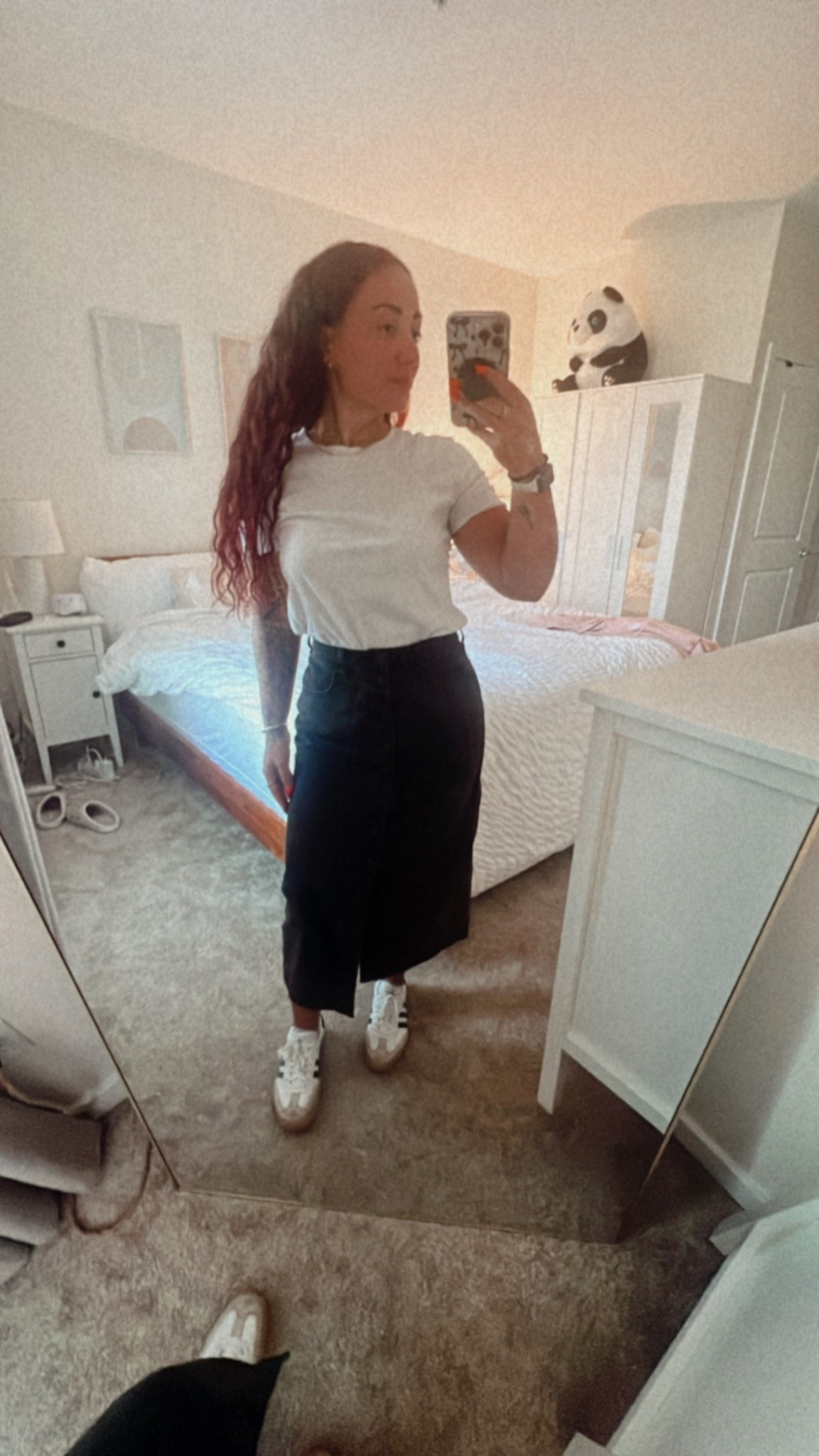 We love a long Jean skirt day 👌🏼

#LTKStyleTip #LTKShoeCrush #LTKWorkwear