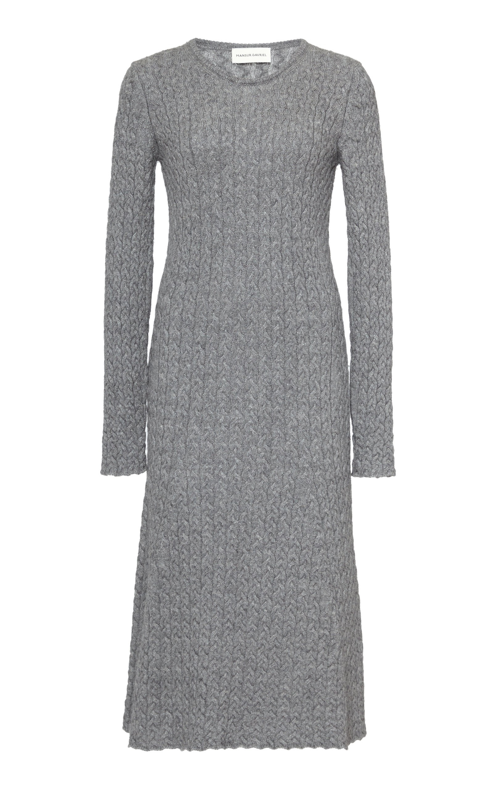 Cableknit Knee-length Sweater Dress | Moda Operandi Global