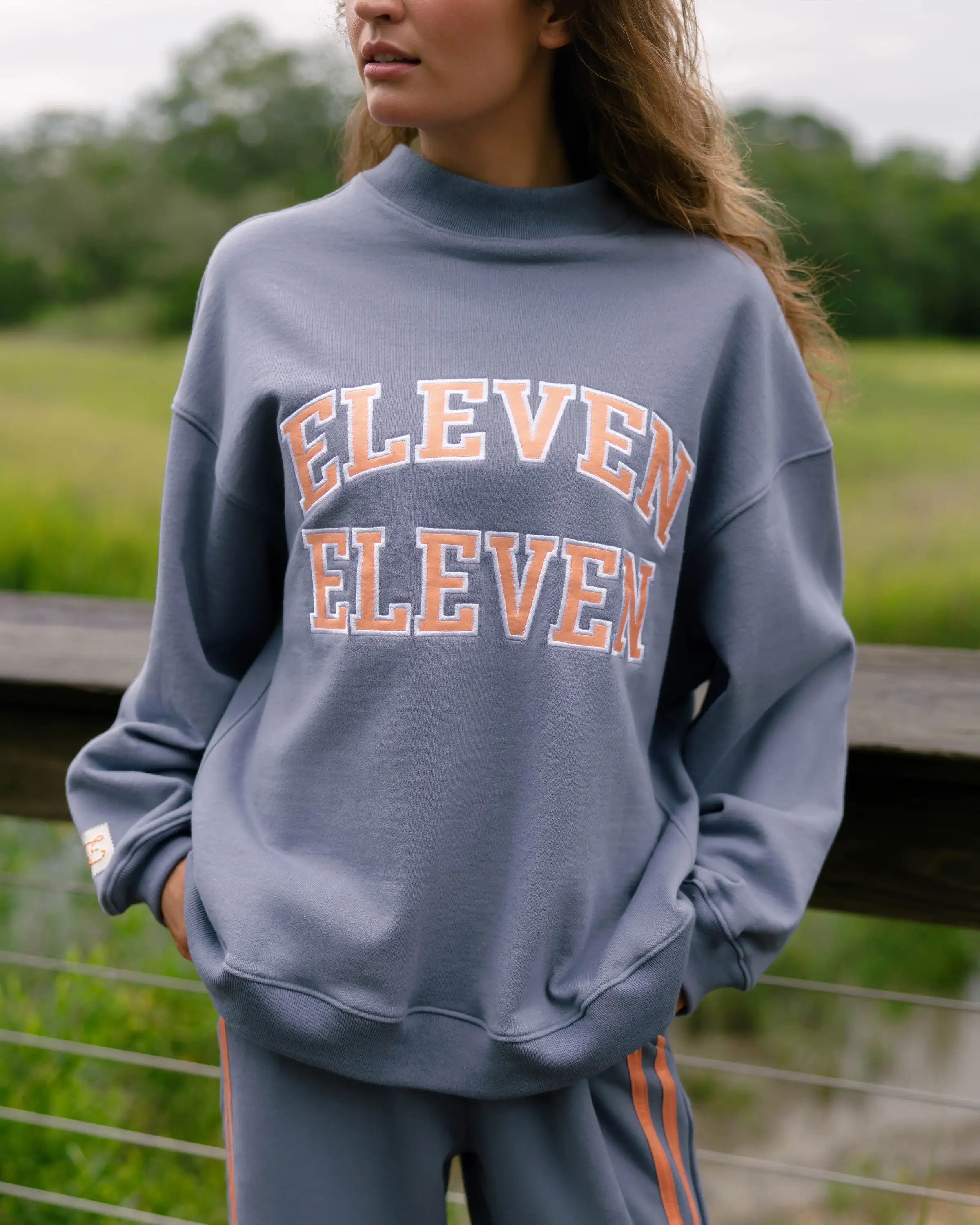 Vintage Mockneck in Pacific | Eleven Eleven