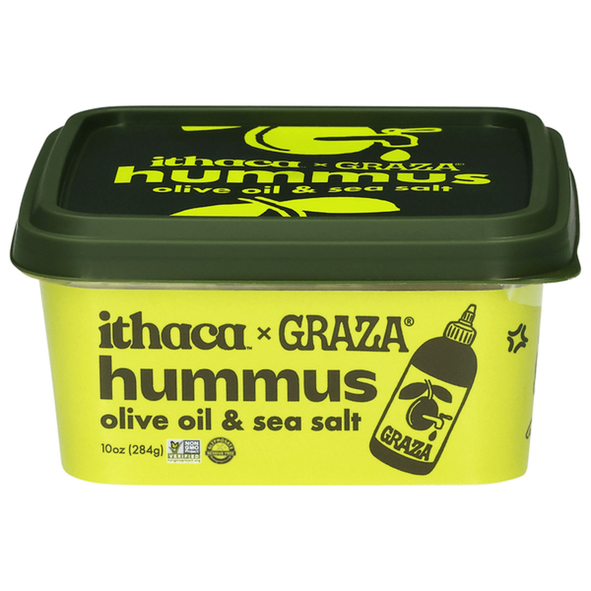 Ithaca Olive Oil & Sea Salt Hummus (10 oz) Delivery or Pickup Near Me - Instacart | Instacart