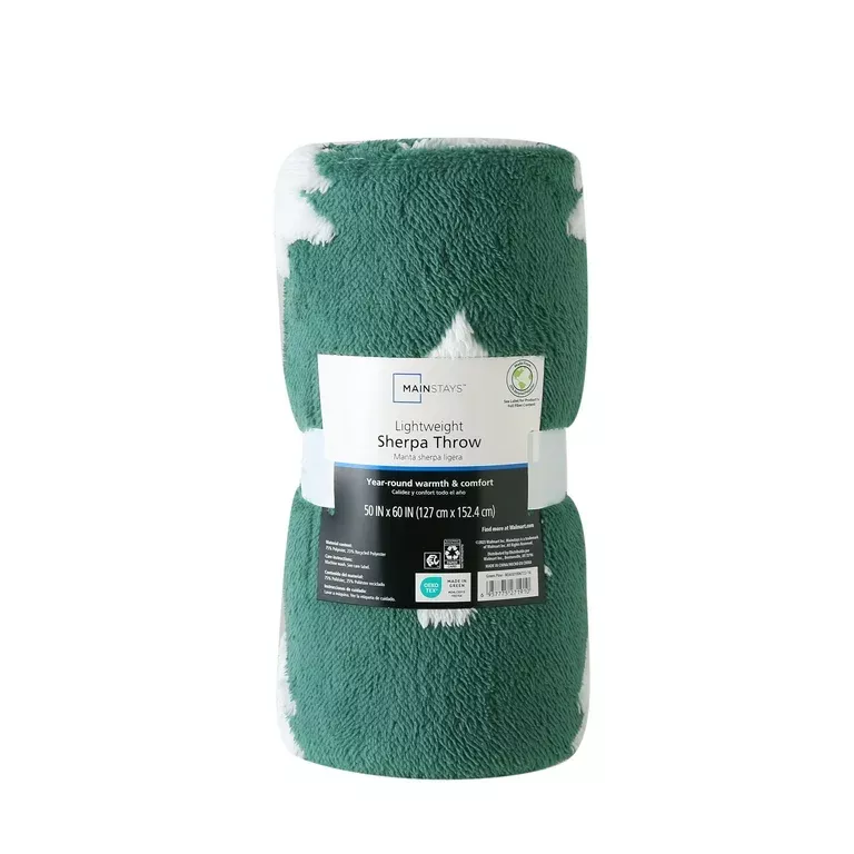 Mainstays micro fleece online throw