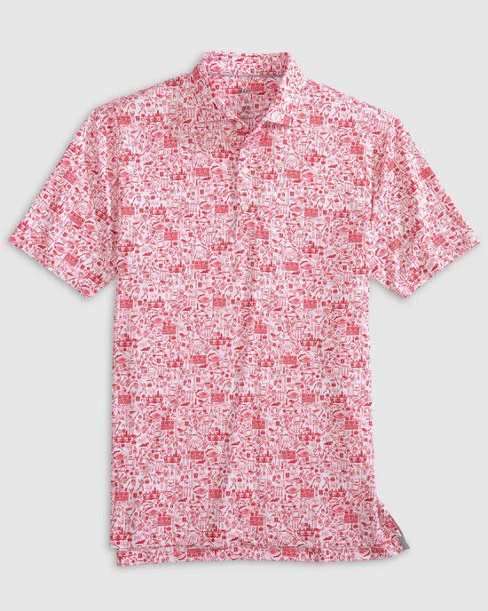Tailgater 2.0 Printed Jersey Performance Polo | johnnie O