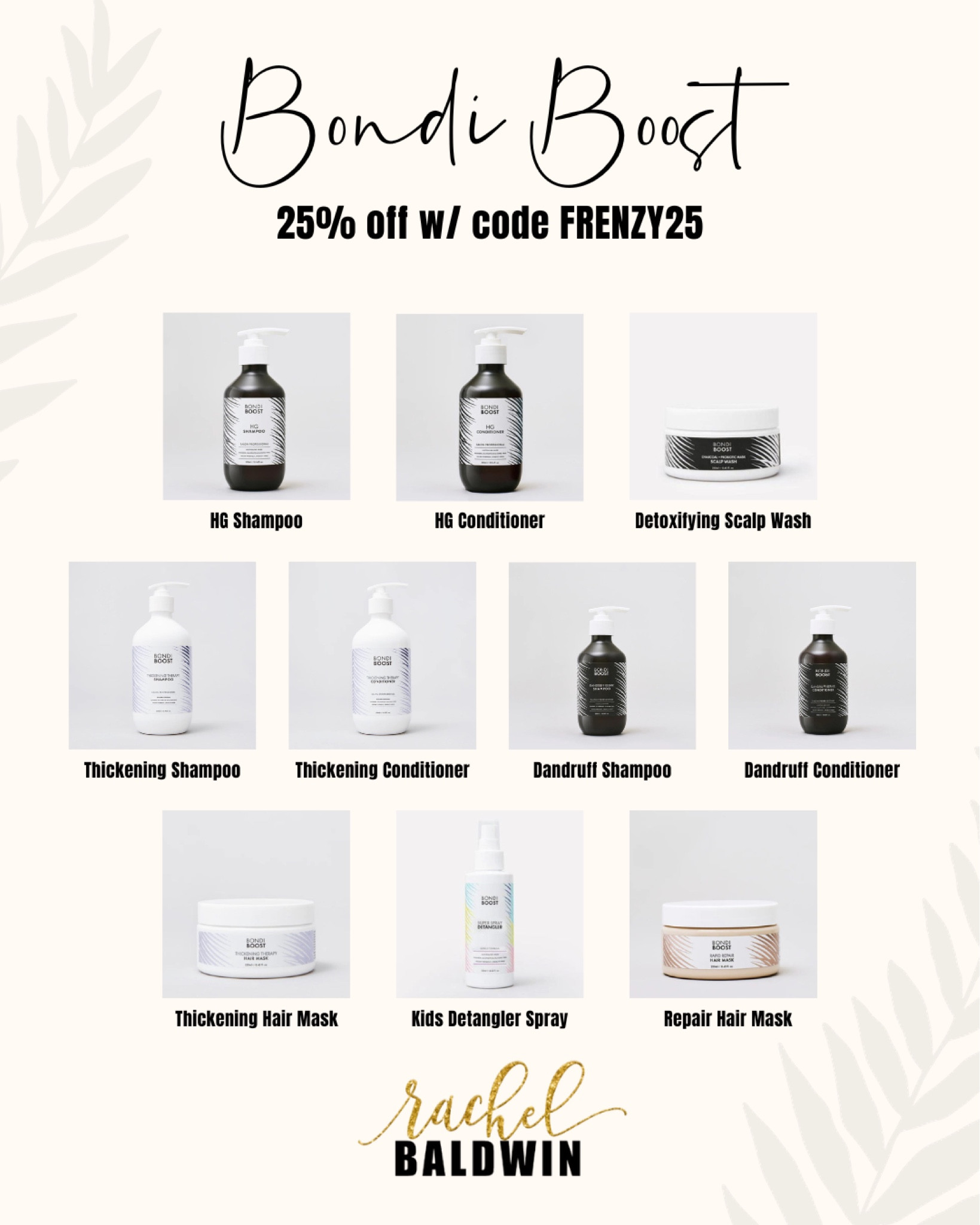 You’re in luck! Bondi Boost is currently offering 25% off ‼️ SITEWIDE‼️ using code FRENZY25! Stock up on your favorite hair care products - such a good deal. Any area or concern you have, Bondi has a product to help 🙌

#LTKfindsunder50 #LTKsalealert #LTKbeauty