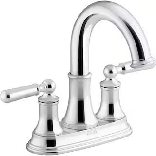Capilano 4 in. Centerset 2-Handle Bathroom Faucet in Polished Chrome | The Home Depot