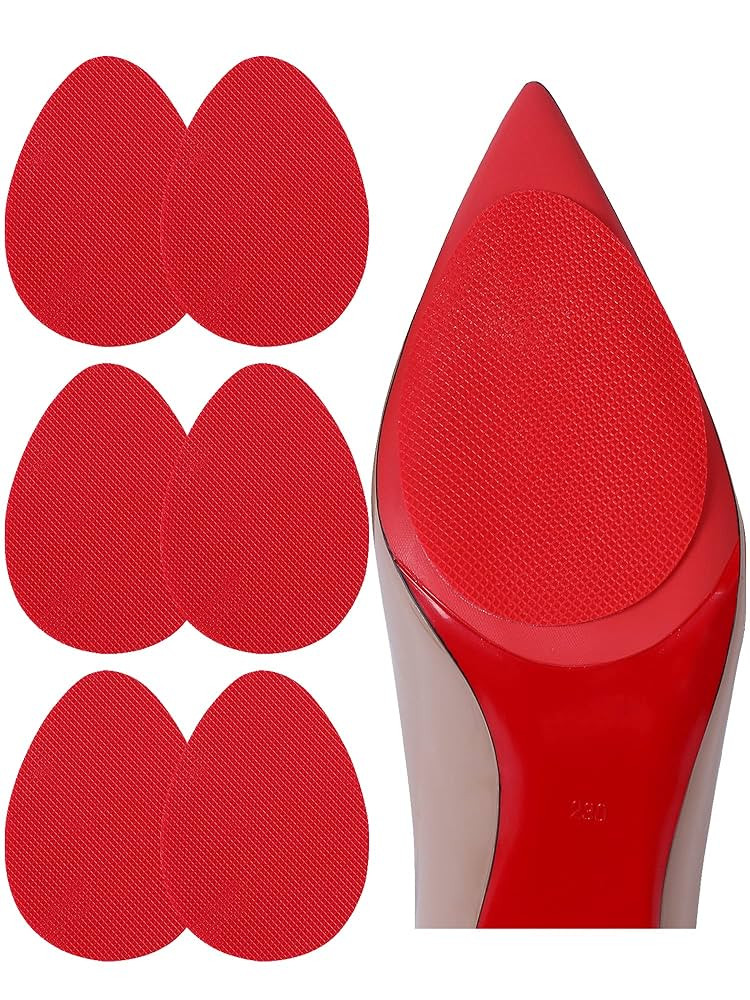 Red Bottom Shoe Sole Protector Compatible with Christian Louboutin Heels | Non-Slip Sole Pads for... | Amazon (US)