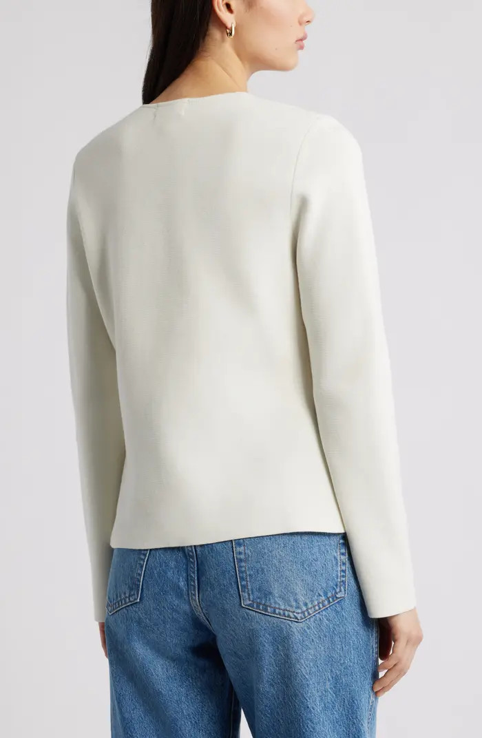Structured One-Button Cardigan | Nordstrom