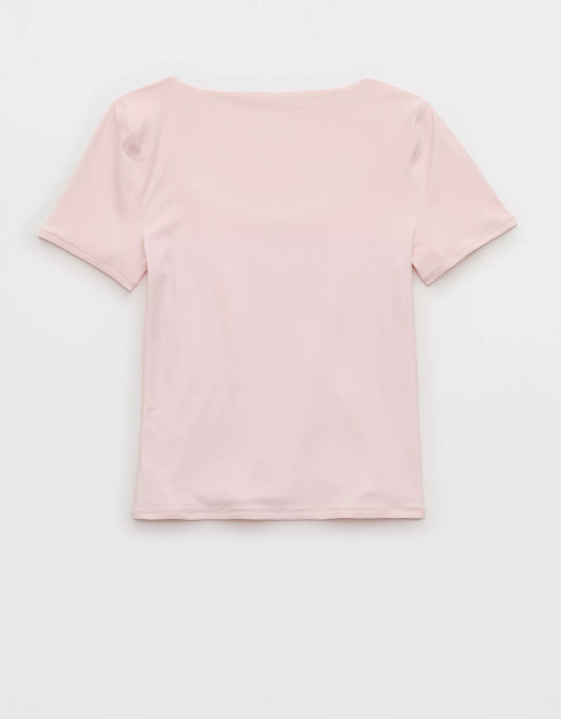 SMOOTHEZ Short Sleeve Scoop T-Shirt | American Eagle Outfitters (US & CA)