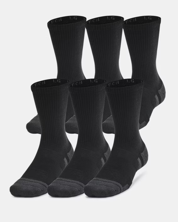 Under Armour Unisex UA Performance Tech 6-Pack Crew Socks | Under Armour (US)