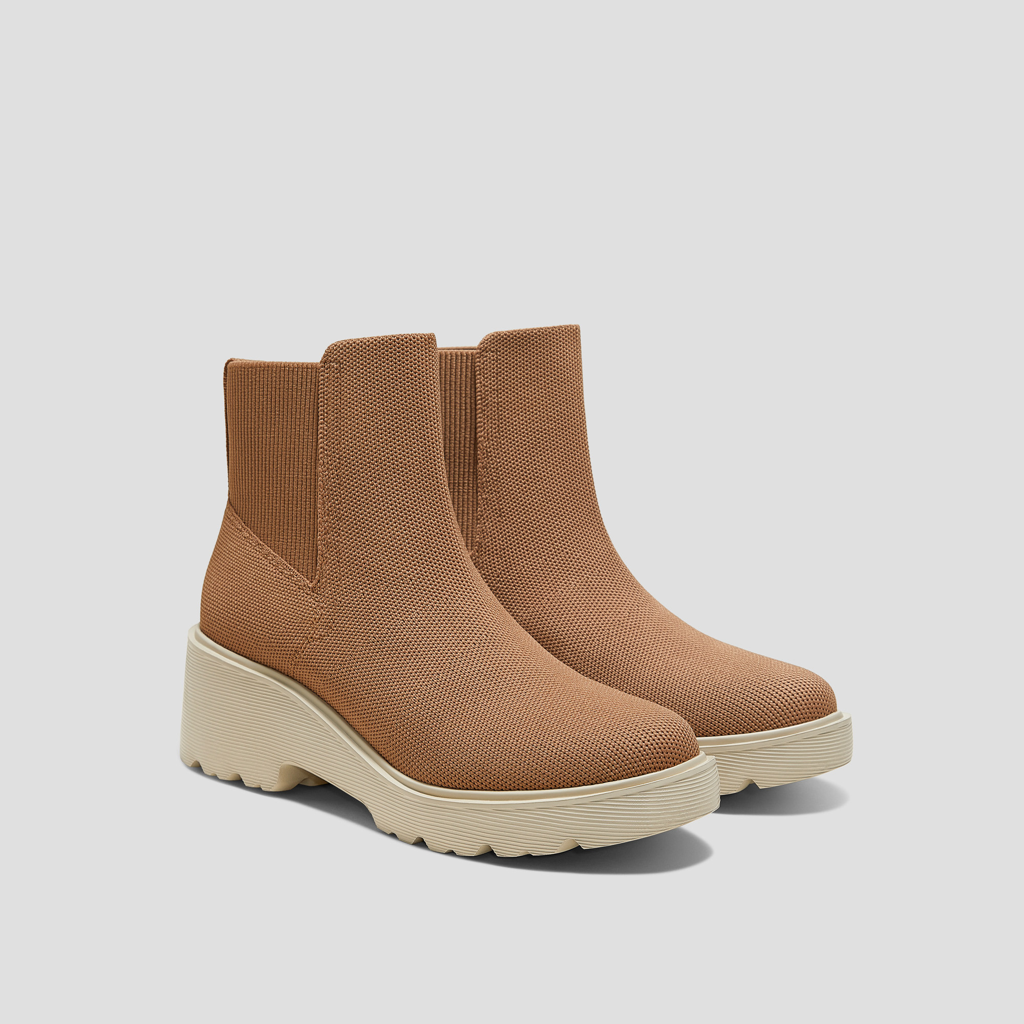 VIVAIA Round-Toe Chunky Platform Travel Boots (Everly)|BROWN|US 6.5 | VIVAIA