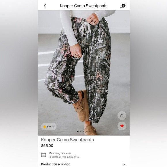 Lauriebelles Camo Jogger Pants | Poshmark