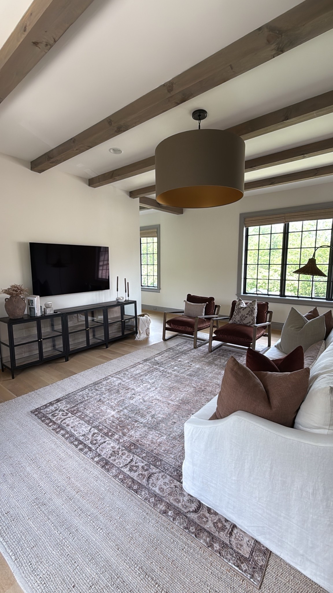 Living room, home decor, floor lamp, wall art, cozy area rug

#LTKHome #LTKFindsUnder100 #LTKSaleAlert