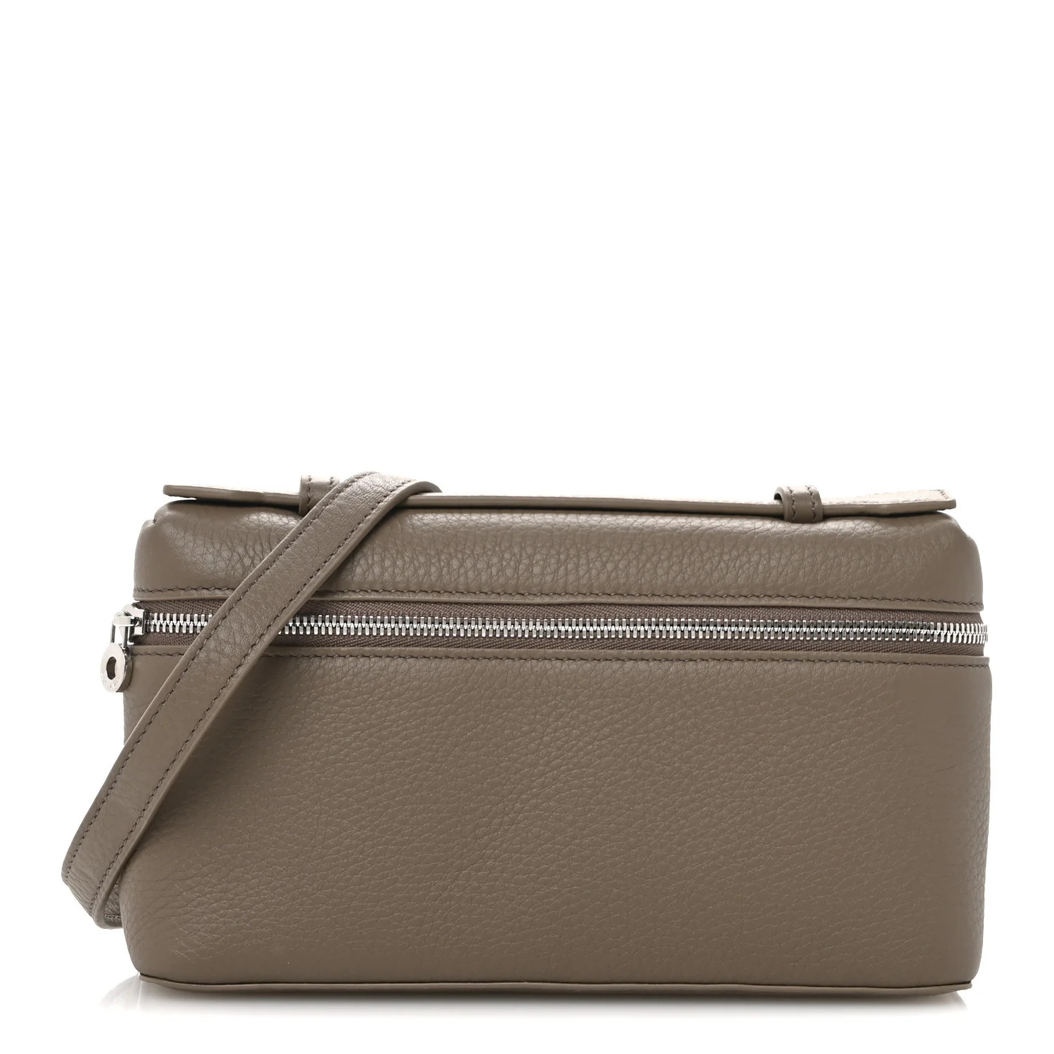 Grained Calfskin L19 Extra Pocket Pouch Warm Mastic | FASHIONPHILE (US)