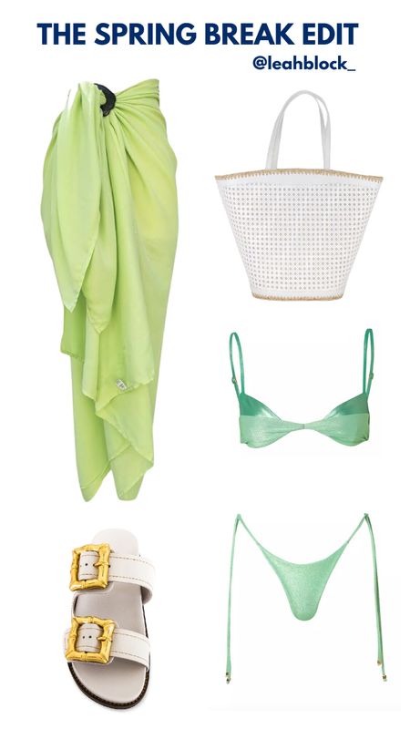 saint patricks bikini day!! no pinching here! 

#LTKshoecrush #LTKswim #LTKitbag