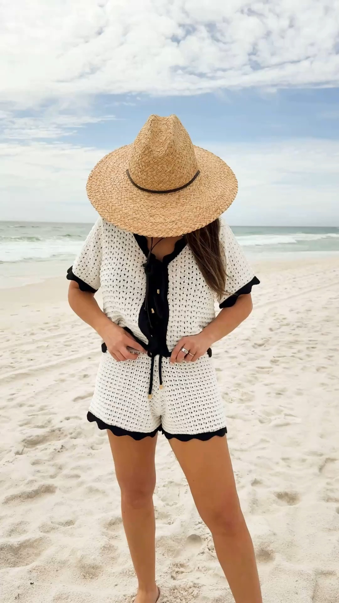 Vacation cover up set from cupshe .. wearing a size small both pieces. For size reference .

#LTKTravel #LTKootd #LTKOver40