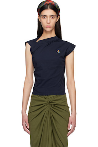 Navy Hebo Top | SSENSE