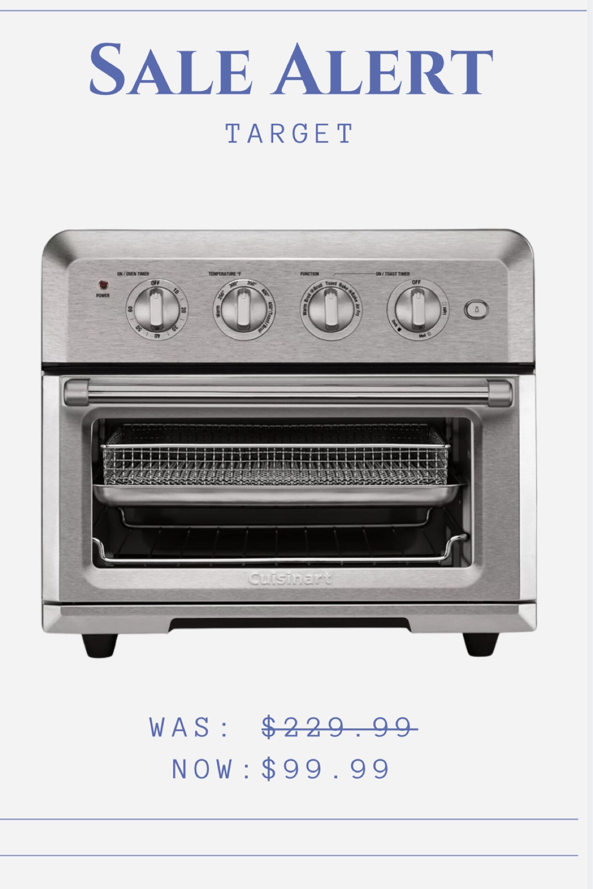 Stainless steel air fryer /toaster oven combo! 

#LTKHome