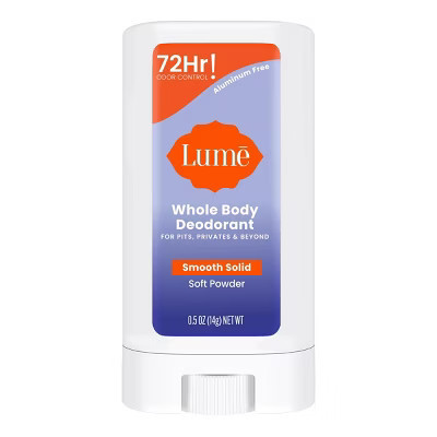 Lume Whole Body Women's Smooth Solid Deodorant Soft Powder Scent - Trial Size - Aluminum-Free 0.5oz: Vegan | Target