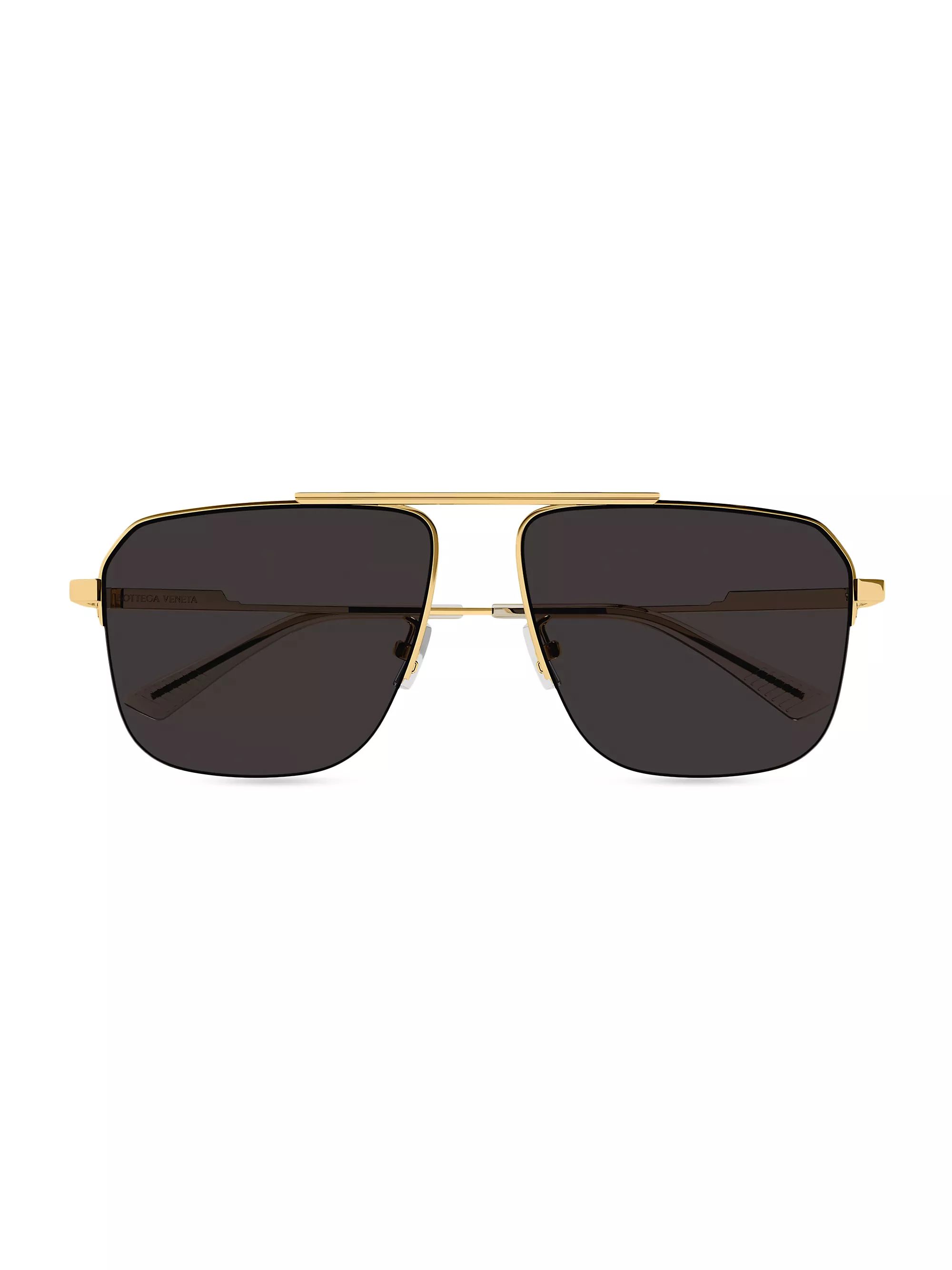 Full Metal BV1149S 58MM Pilot Sunglasses | Saks Fifth Avenue