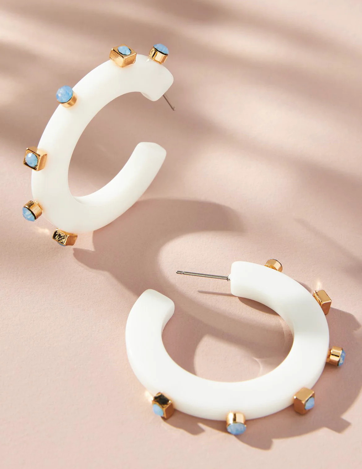 City Girl Jewel Hoop - Carolina Sky | Smith and Co. Jewel Design