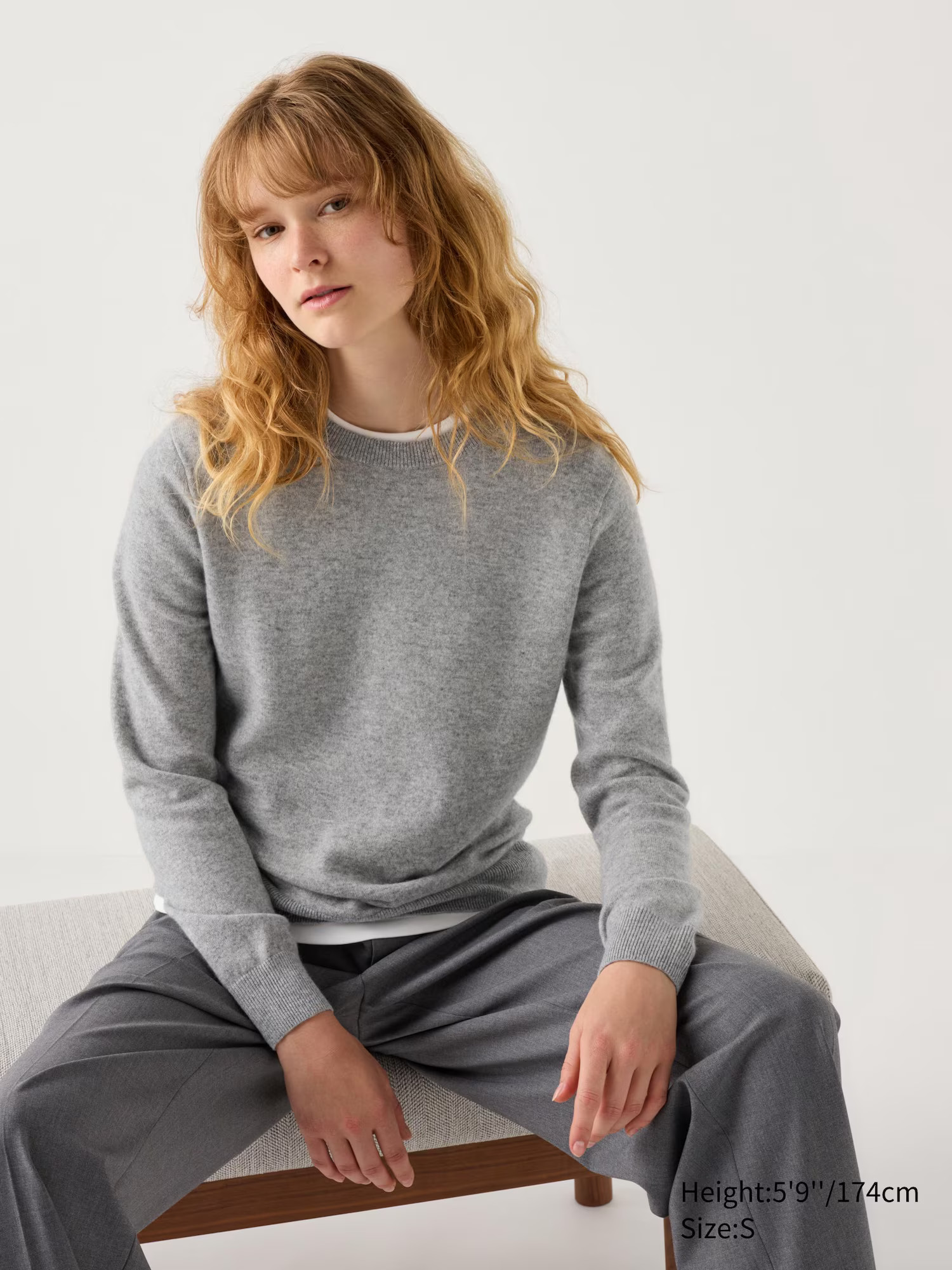 100% Cashmere Crew Neck Jumper | UNIQLO (UK)