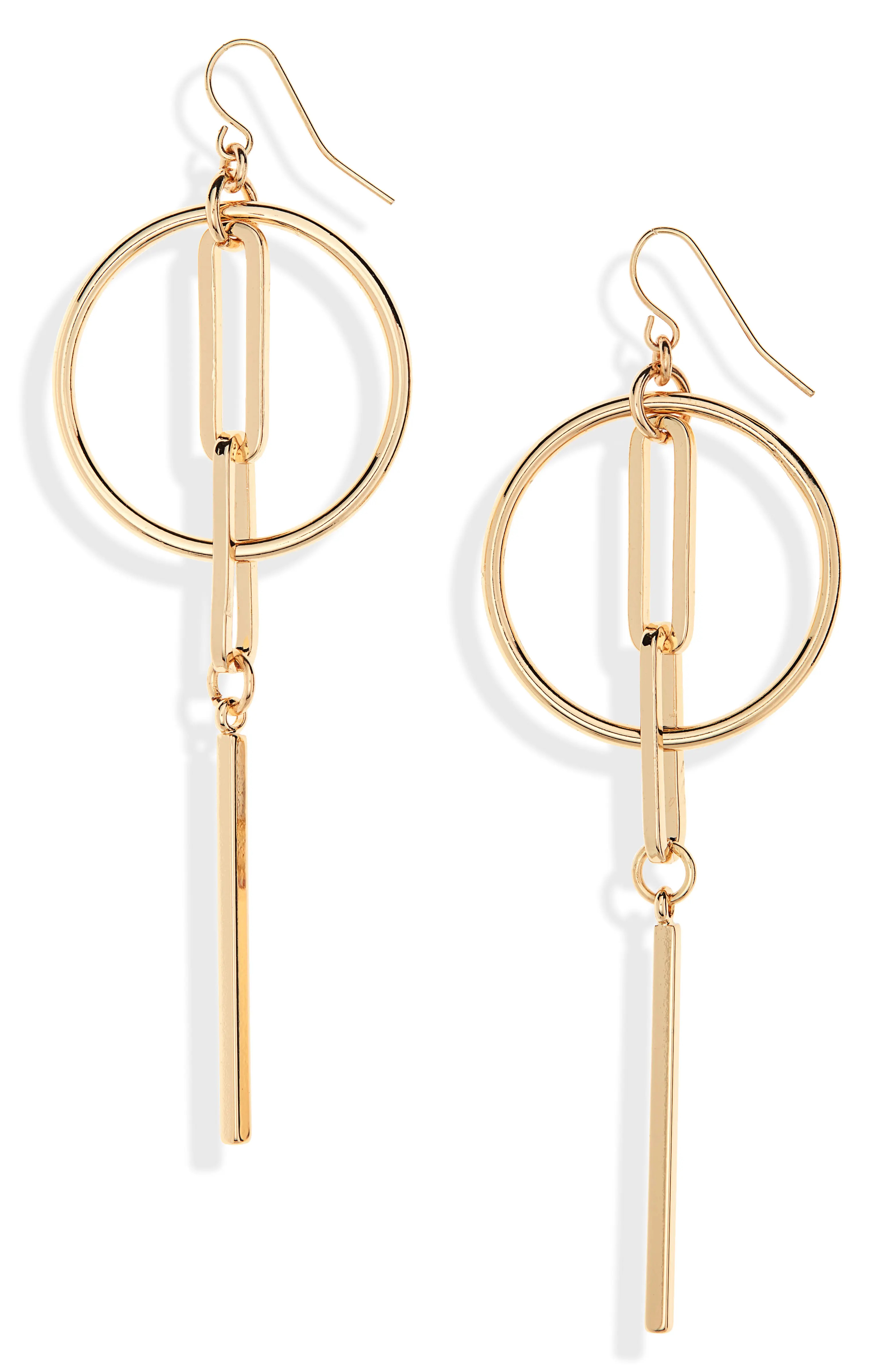 Linked Hoop Linear Earrings | Nordstrom