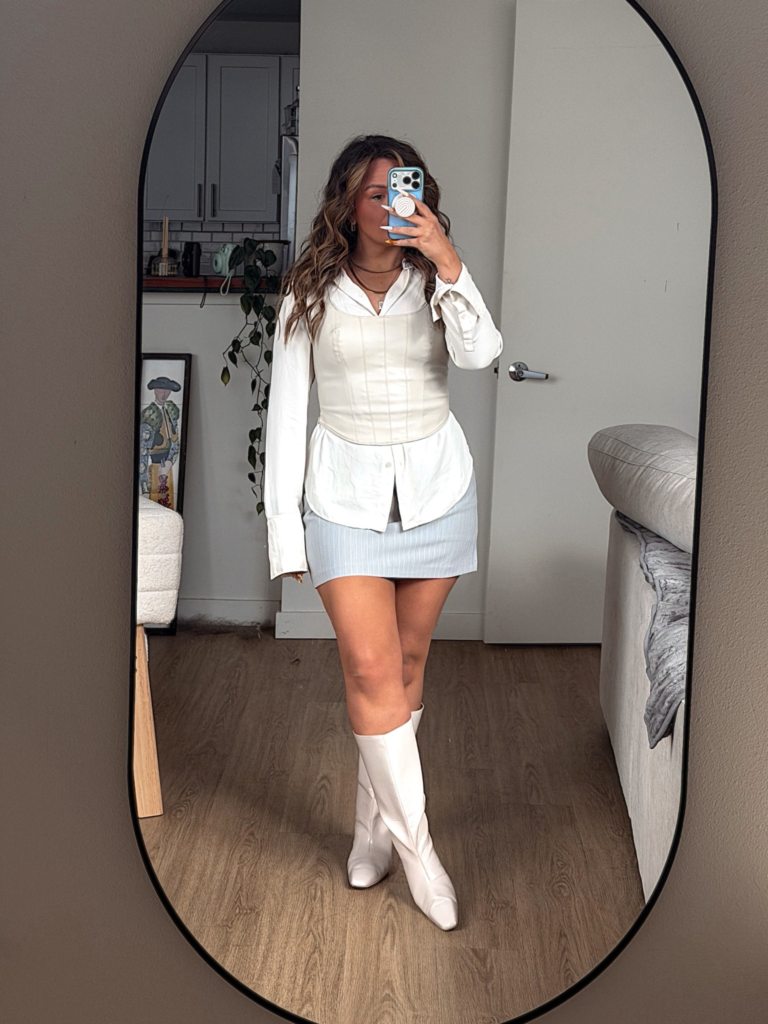 corset and skirt - abercrombie 
shirt - h&m
boots - oak and fort

#LTKgrwm #LTKootd
