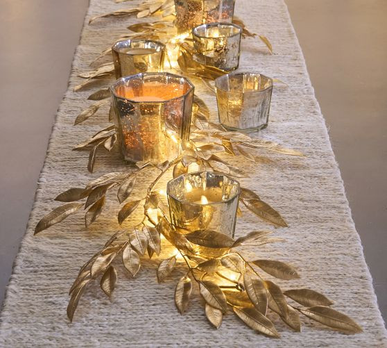 Faceted Mercury Glass Votive Holders | Pottery Barn (US)
