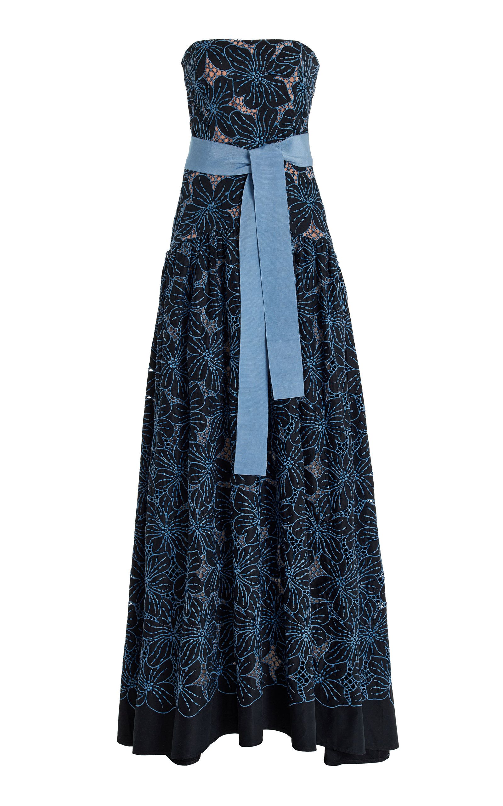 Simone Embroidered Cotton Maxi Dress | Moda Operandi (Global)