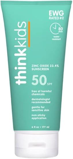 Thinksport Sunscreen - Safe - Kids - SPF 50 plus - family Size - 6 Oz, 6 ounces | Amazon (CA)