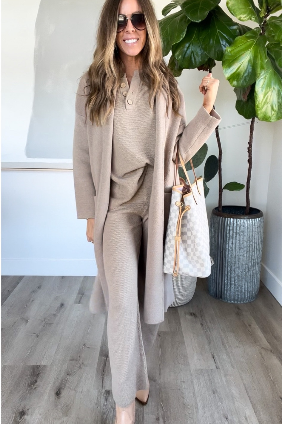 This sweater set is a free people dupe and it’s on sale!! Wearing a small in the khaki! Paired it with a cardigan and I’m loving this look! 

#LTKSaleAlert #LTKSeasonal