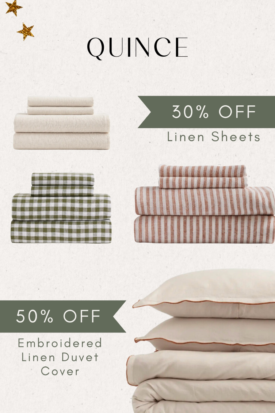 Quince linen bedding sheets and duvet covers on sale today! 

#LTKSaleAlert #LTKCyberWeek #LTKGiftGuide