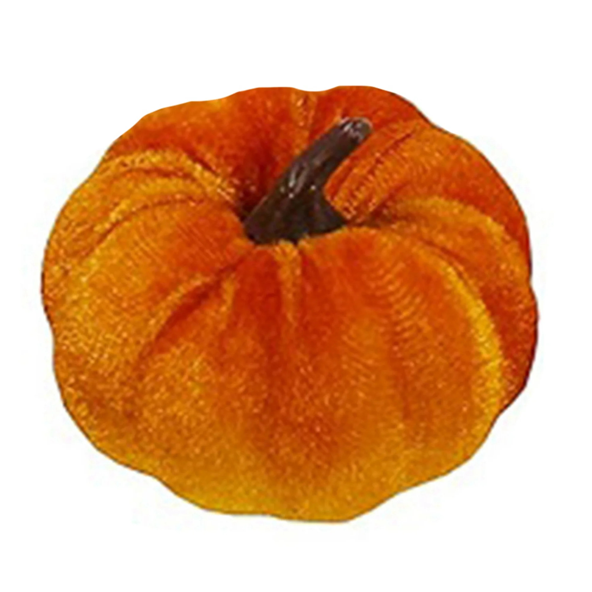 Blotona Halloween Pumpkins Decoration, Mini Velvet Fall Harvest Small Artificial Pumpkins for Tha... | Walmart (US)
