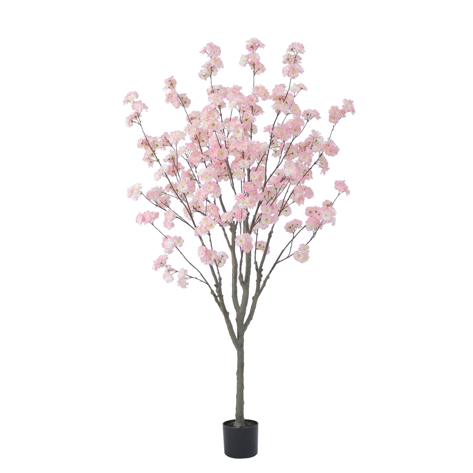 Tall Artificial Cherry Blossom Tree 5Ft(60”), Realistic Potted Silk Faux Cherry Blossom Tree, F... | Amazon (US)
