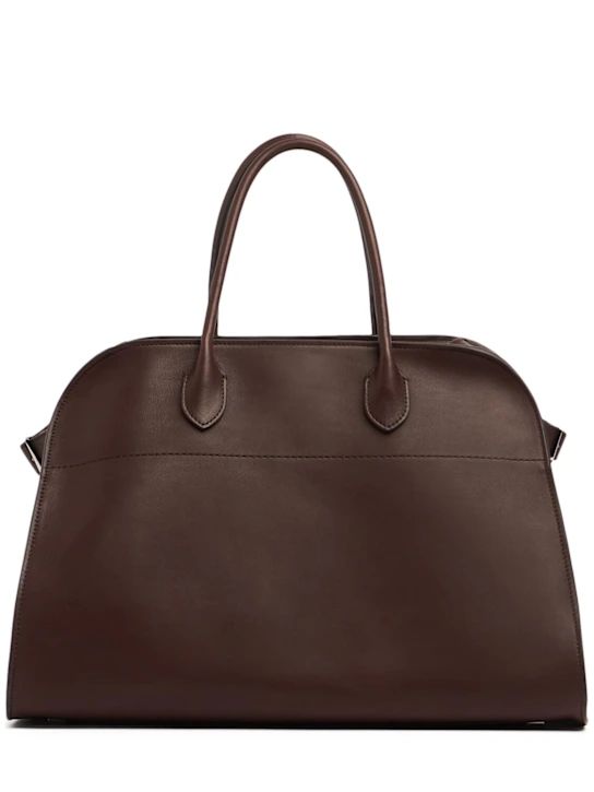 Soft Margaux 15 saddle leather tote bag | Luisaviaroma