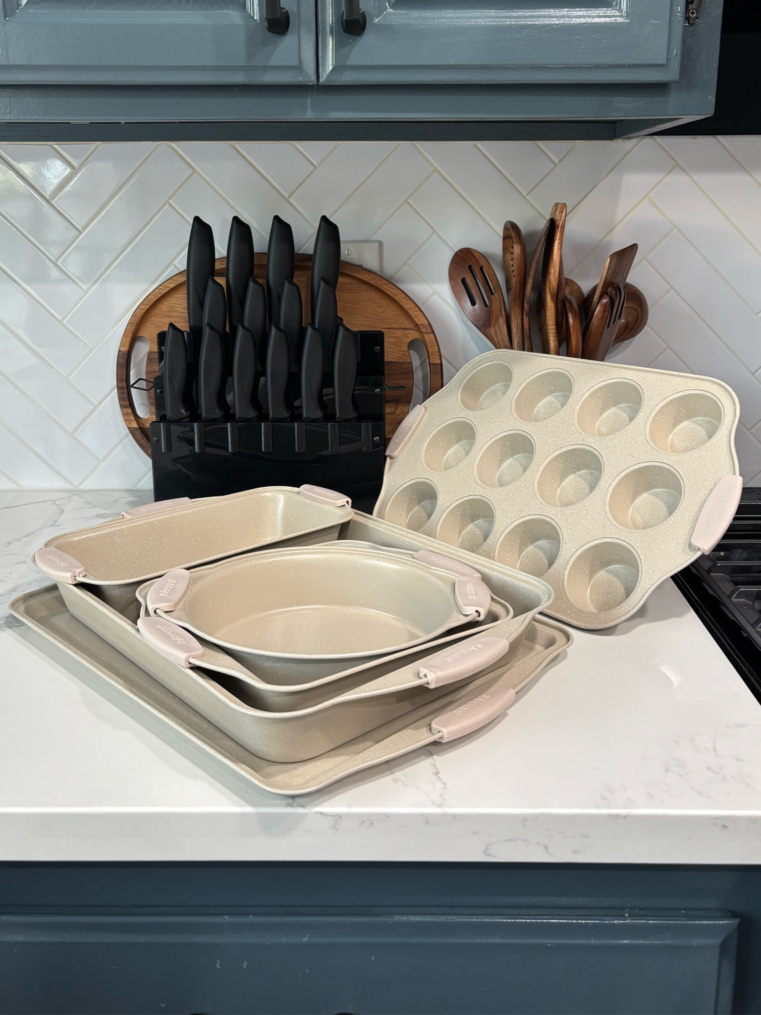 Wooden kitchen utensils and bake ware set. 

#LTKFamily #LTKHome